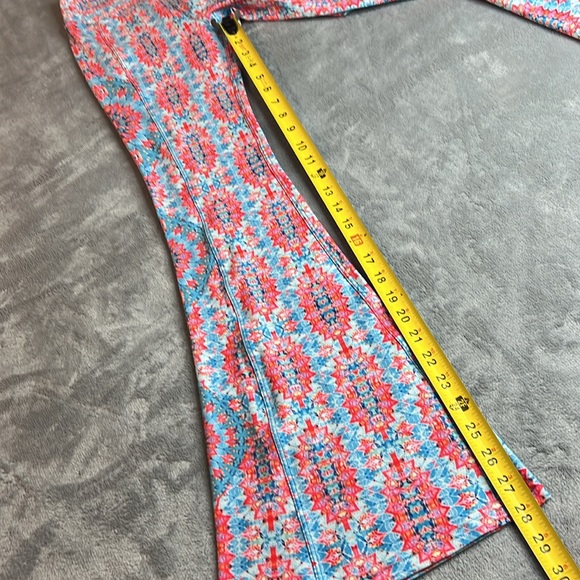 🎯NWOT Wolven Amalfi Flare Blue Pink Size XSP - Picture 14 of 14